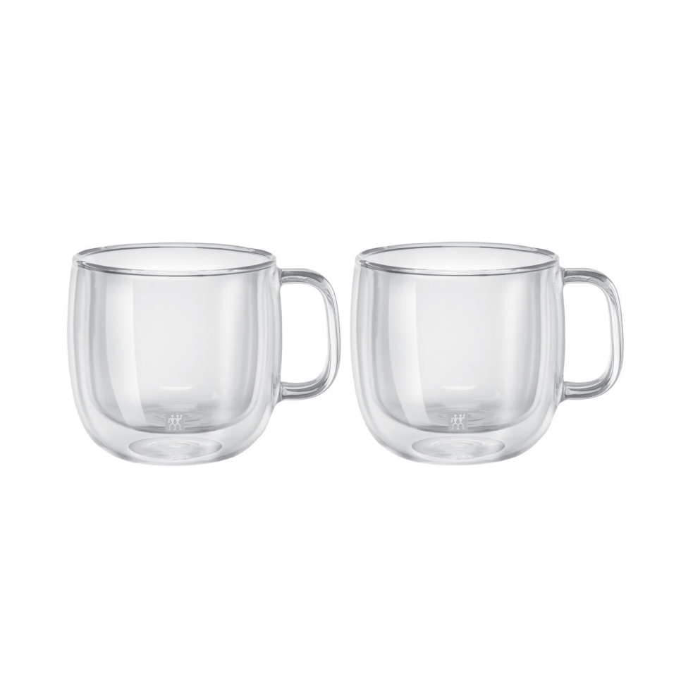 Tasse de cappuccino / tasse de thé en verre à double paroi, 2 pack, Sorrento - Zwilling dans le groupe Thé et café / Accessoires pour le café / Tasses à café l\'adresse The Kitchen Lab (1418-27413)