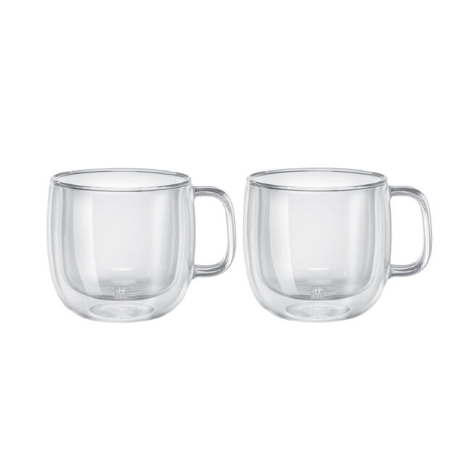 Cappuccino Cup/Tea Cup in Double-Walled Glass, 2-Pack, Sorrento - Zwilling in the group Tea & Coffee / Coffee accessories / Coffee cups at KitchenLab (1418-27413)