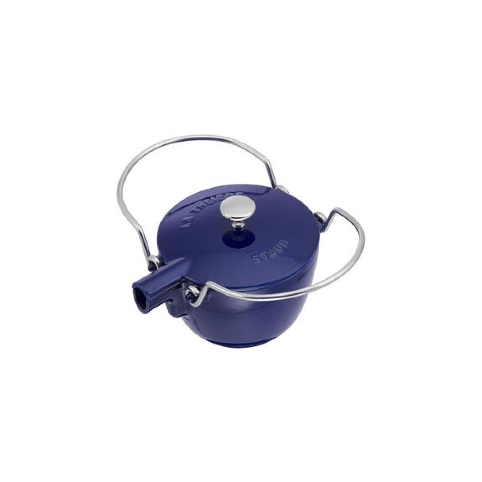 Teapot in cast iron, 1.15 liters, blue - Staub