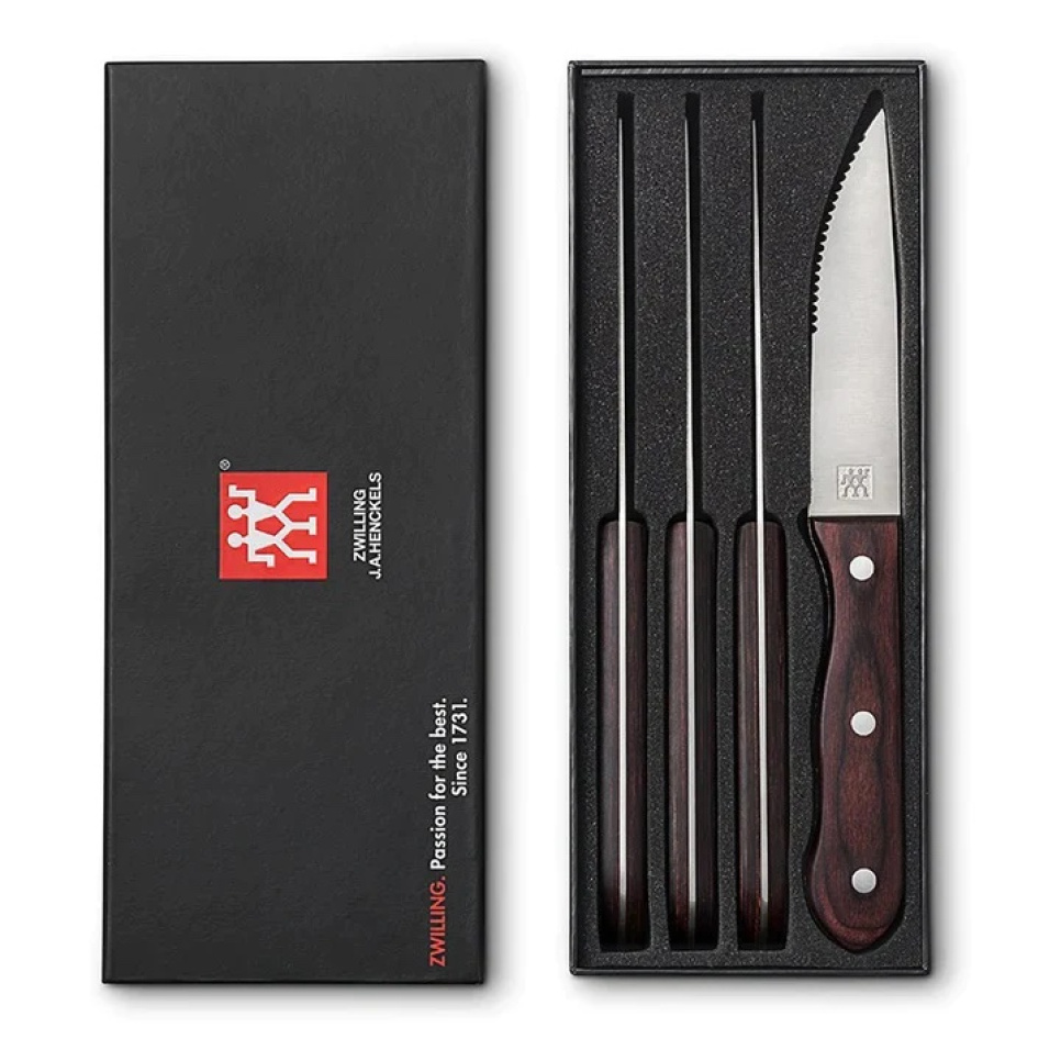 Couteaux à steak, paquet de 4 - Zwilling dans le groupe Arts de la table / Couverts / Couteaux l\'adresse The Kitchen Lab (1418-28352)