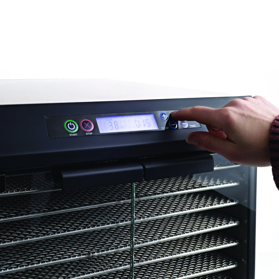 Stainless steel drying cabinet PRO EXC10EL, 10 trays - Excalibur