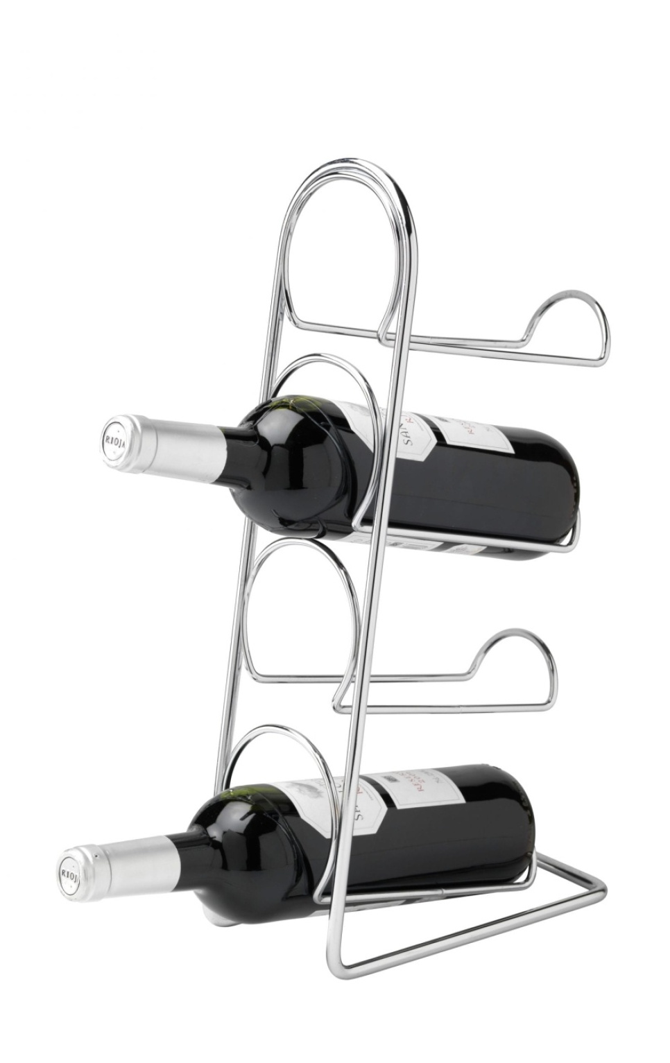 Pisa Wine rack for 4 bottles, chrome - Hahn in the group Bar & Wine / Wine accessories / Wine rack at KitchenLab (1422-13638)
