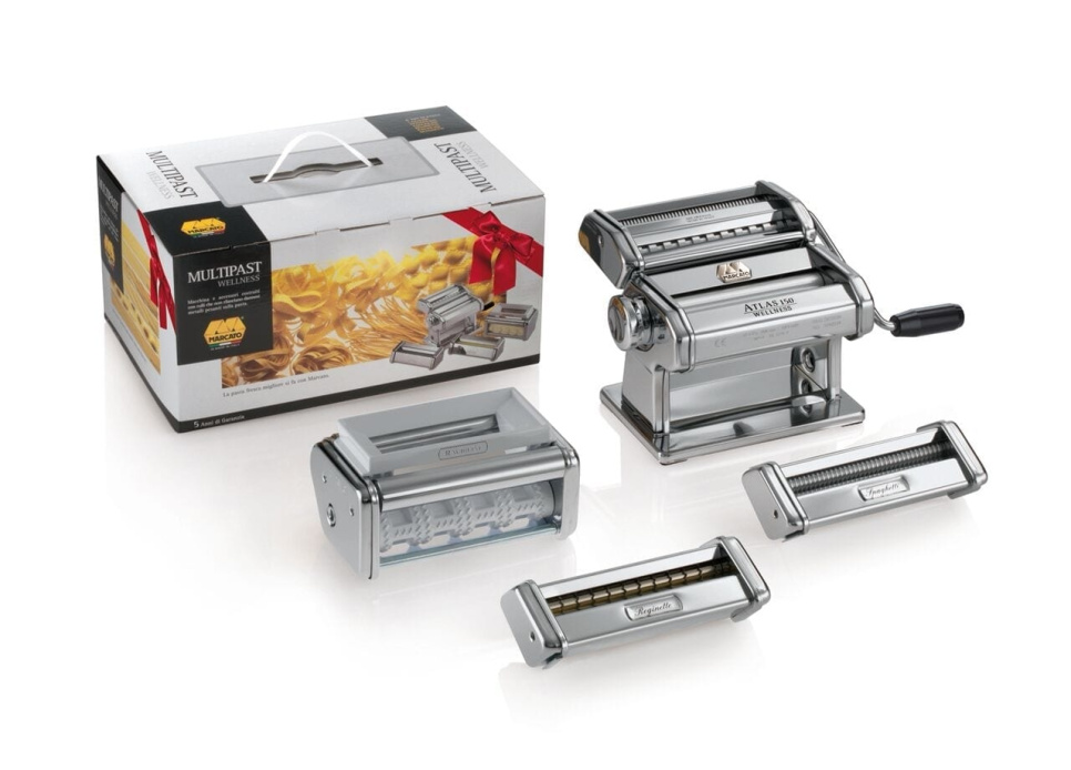 Marcato Set, Raviolini, Reginette and Spaghetti - Marcato in the group Kitchen appliances / Other kitchen appliances / Pasta machines at KitchenLab (1422-14852)