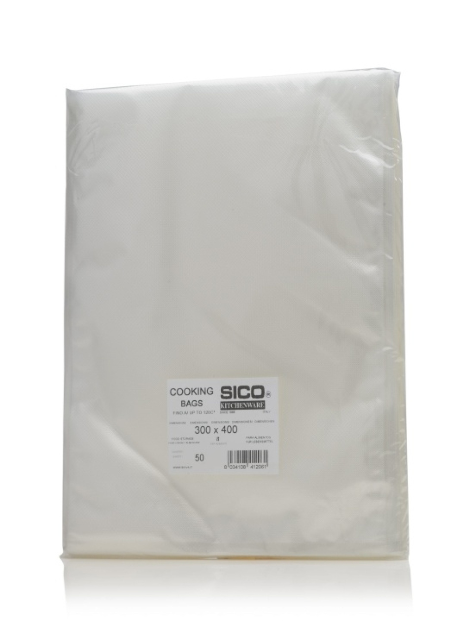 Vacuum bag boilable, 50 pack - SICO Kitchenware in the group Cooking / Sous vide / Zip & vacuum bags at KitchenLab (1422-21981)