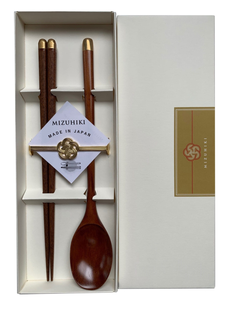 Mizuhiki gift set with chopsticks, spoon and support Gold - Kawai in the group Bar & Wine / Bar equipment / Other bar equipment at KitchenLab (1422-23139)