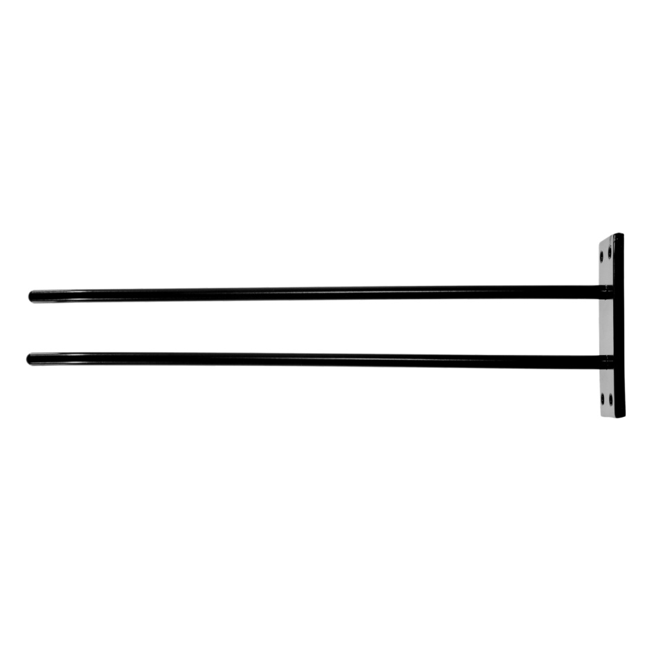 Glass hanger for wall mounting - black, 3 glasses - Hippie de Luxe