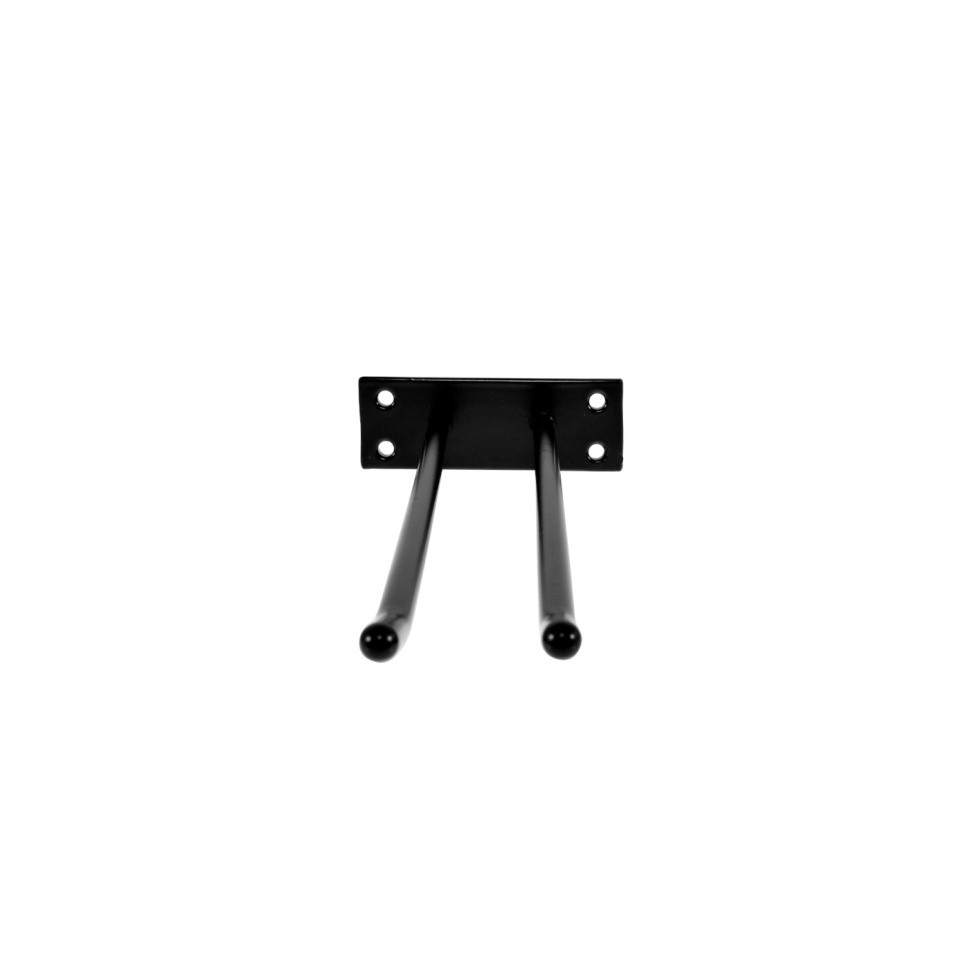 Glass hanger for wall mounting - black, 3 glasses - Hippie de Luxe
