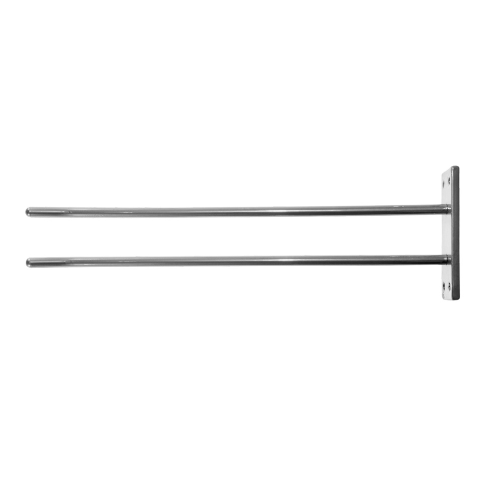 Glass hanger for wall mounting - silver, 3 glasses - Hippie de Luxe