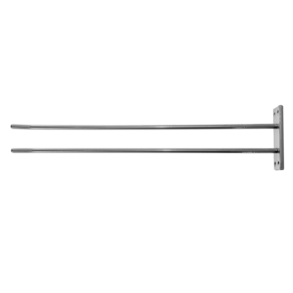 Glass hanger for wall mounting - silver, 4 glasses - Hippie de Luxe