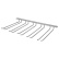 Glass hanger for roof mounting - silver, 15 glasses - Hippie de Luxe