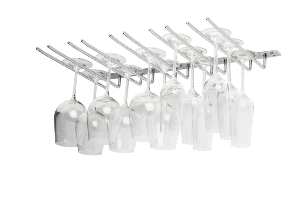 Glass hanger for roof mounting - silver, 15 glasses - Hippie de Luxe