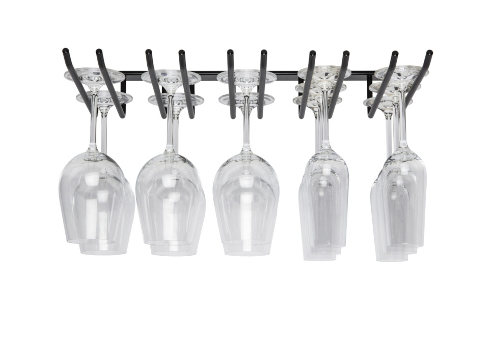 Glass hanger for roof mounting - black, 15 glasses - Hippie de Luxe