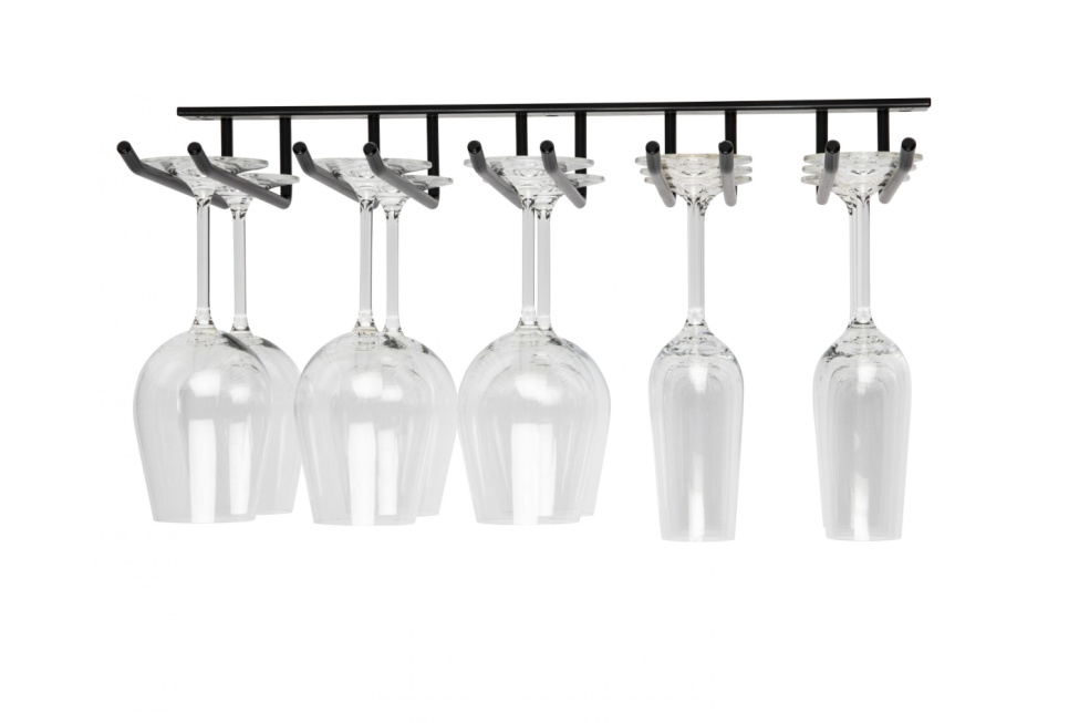 Glass hanger for roof mounting - black, 15 glasses - Hippie de Luxe