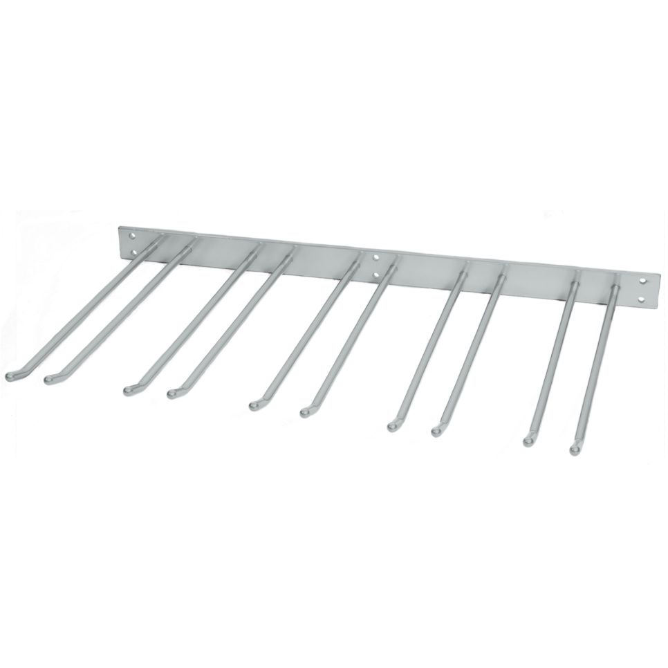 Cintre en verre pour le montage mural - argent, 15 verres - Hippie de Luxe dans le groupe Décoration de la cuisine / Intérieur : Portes-verres suspendus l\'adresse The Kitchen Lab (1422-27548)
