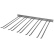 Glass hangers for wall mounting - silver, 20 glasses - Hippie de Luxe