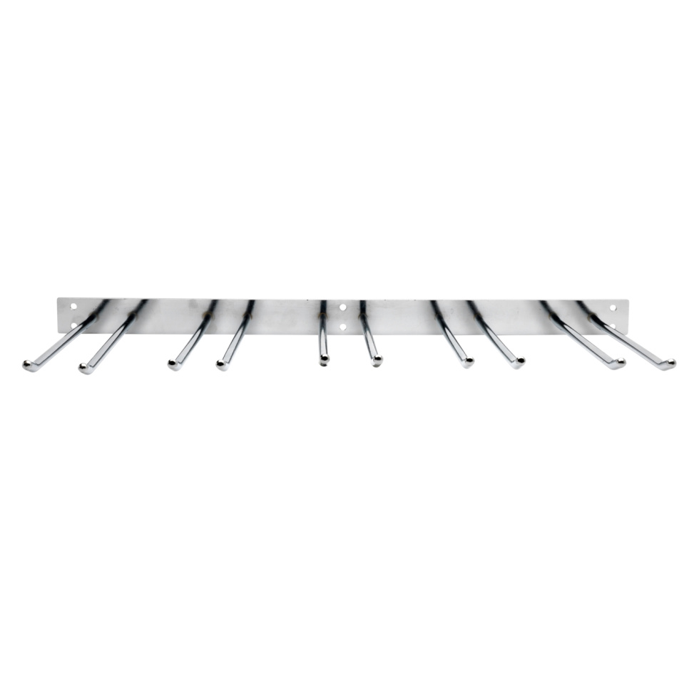 Glass hangers for wall mounting - silver, 20 glasses - Hippie de Luxe