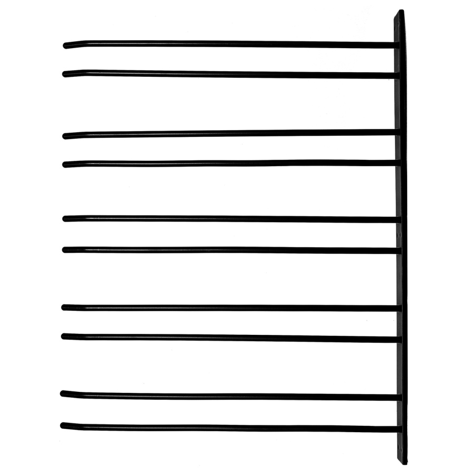 Glass hanger for wall mounting - black, 20 glasses - Hippie de Luxe