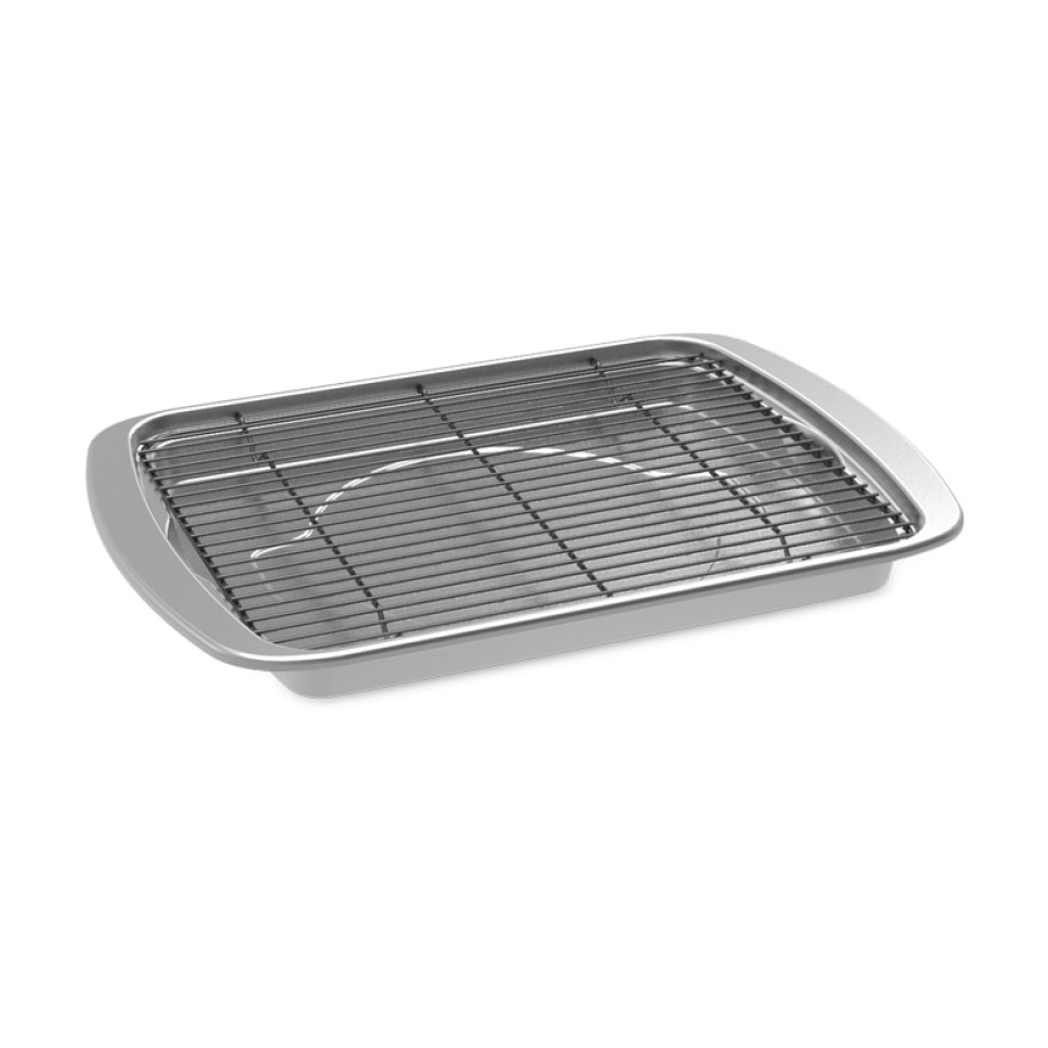 Baking sheet with oven -safe grid, Large, Naturals - Nordic Ware in the group Cooking / Oven dishes & Gastronorms / Baking trays & plates at KitchenLab (1422-27577)