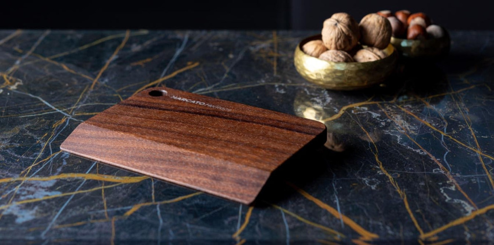 Walnut Dough Scraper, Heritage - Marcato