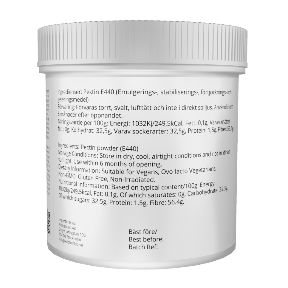 Pectin (E440) - The Kitchen Lab