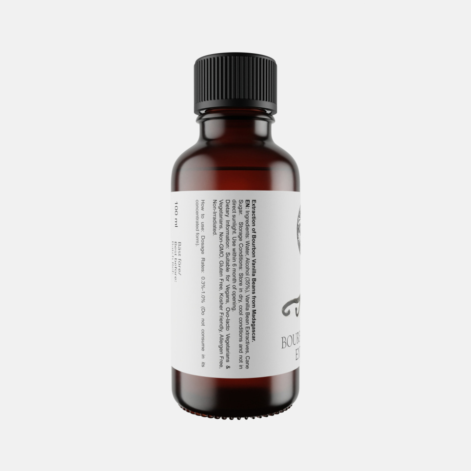 Bourbon vanilla extract, 100 ml - The Kitchen Lab