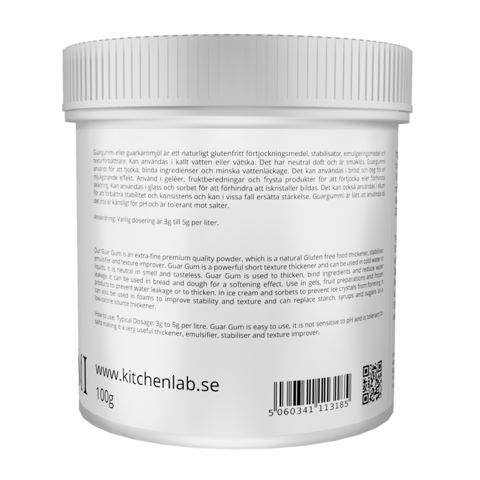 Guar gum (E412) - The Kitchen Lab