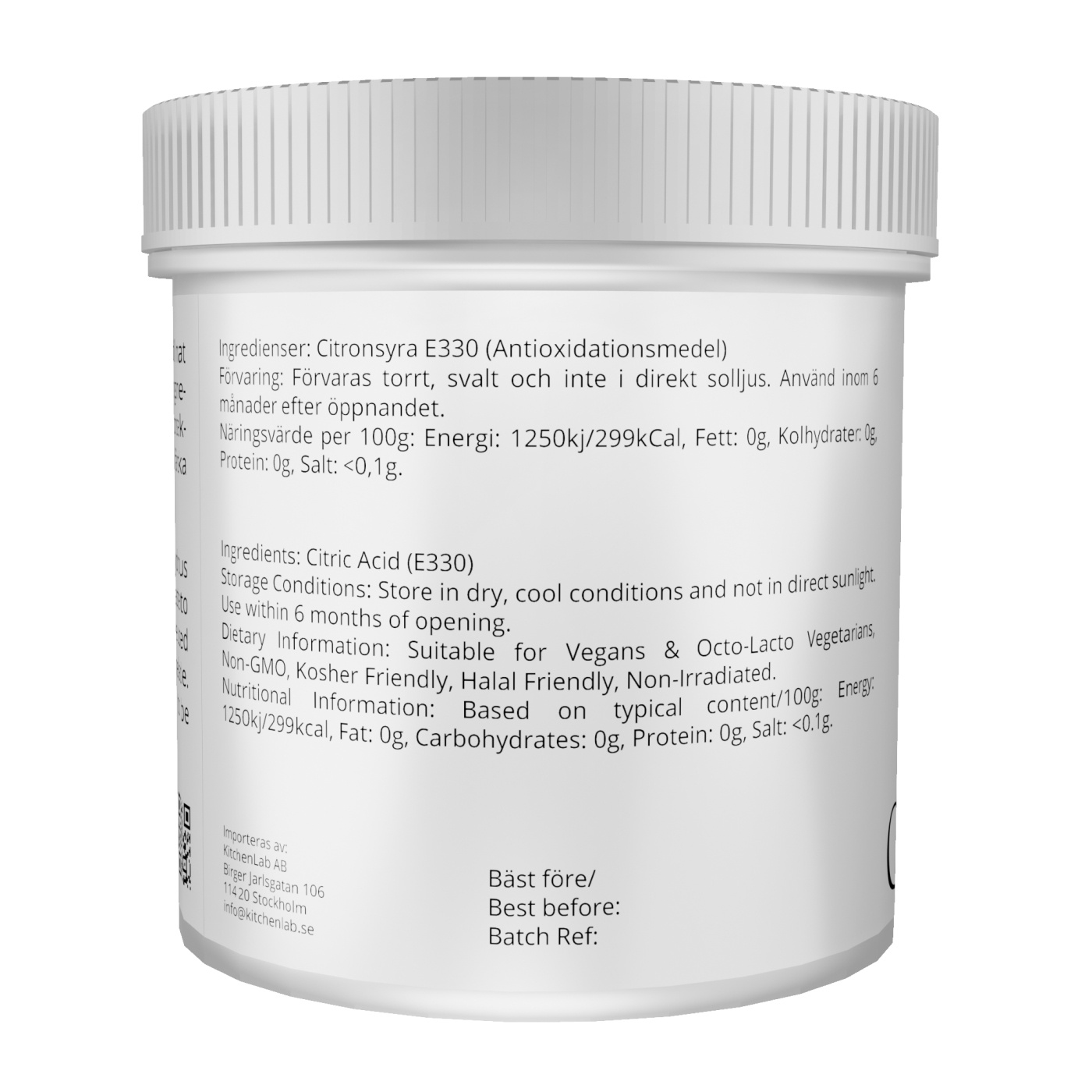 Citric acid (E330) Special Ingredients Shop online KitchenLab