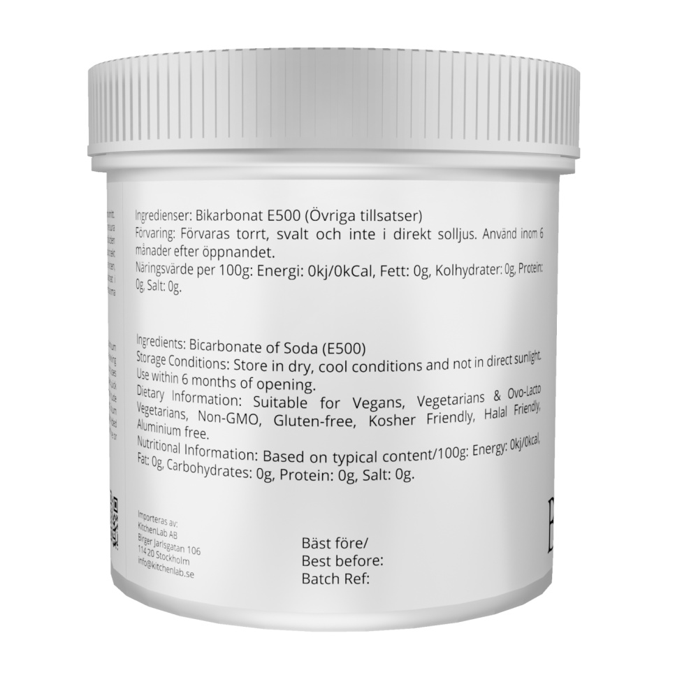 Bicarbonate (E500) - The Kitchen Lab