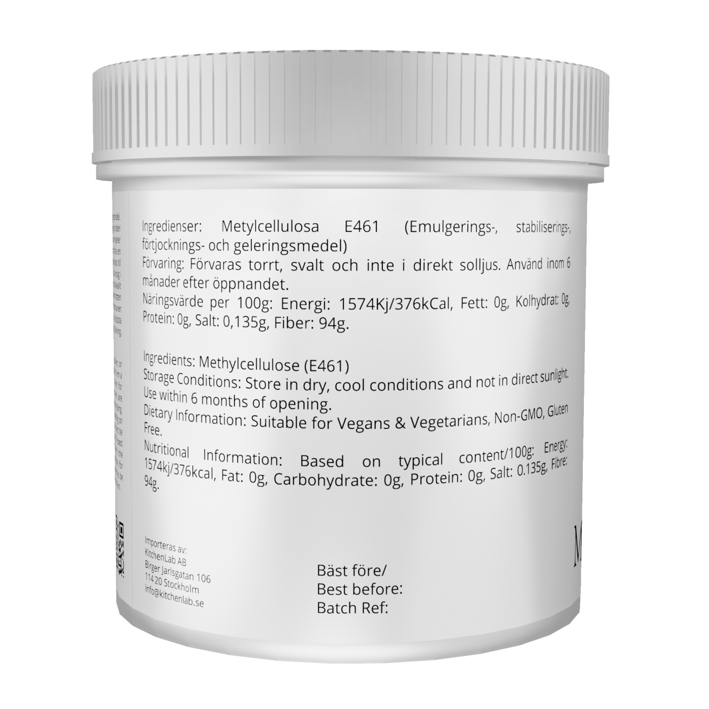 Methocel, methylcellulose (E461) Special Ingredients Shop online