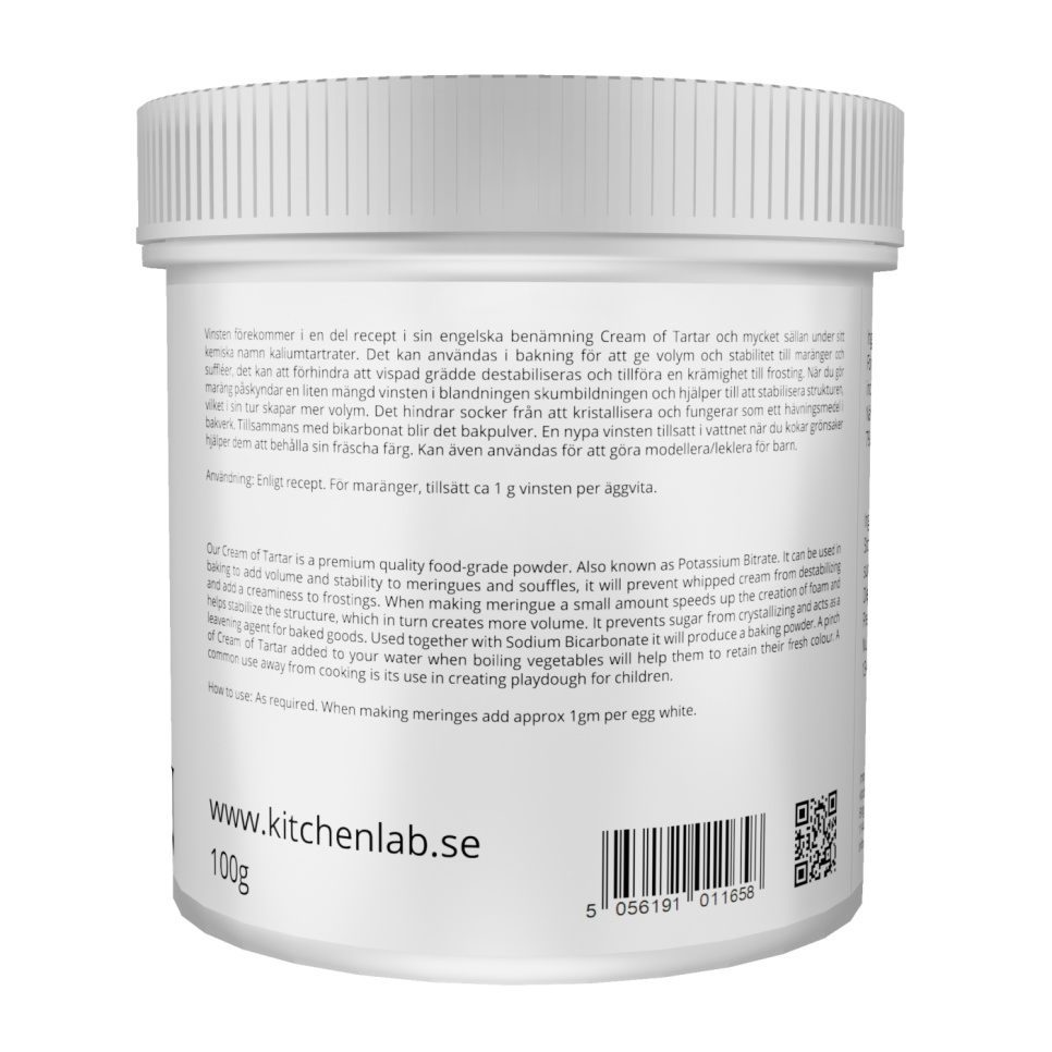Weinsteincreme (E336) - The Kitchen Lab