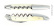 Sommelier knife of bone, polished, Tradition - Forge de Laguiole