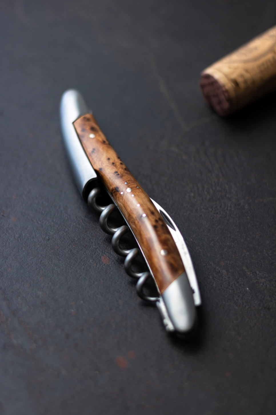 Tuja sommelier knife, polished, Tradition - Forge de Laguiole