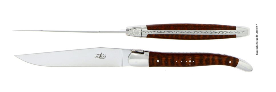 Set of 2 dining knives, snakewood handle in the group Table setting / Cutlery / Knives at KitchenLab (1446-15865)
