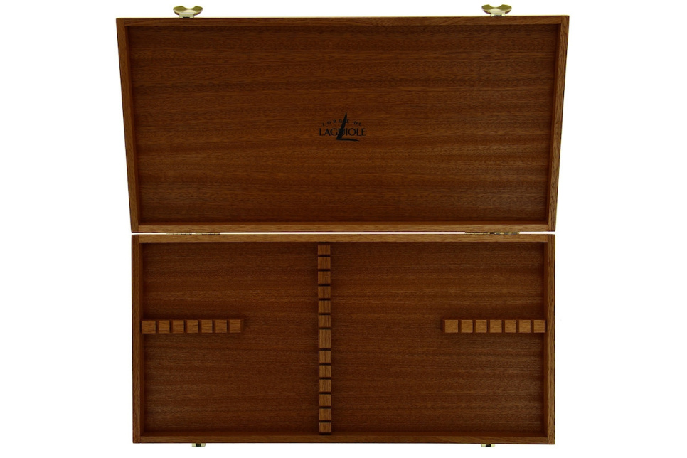 Aufbewahrungsbox 05 für 24 Besteckteile, Sapele-Holz - Forge de Laguiole