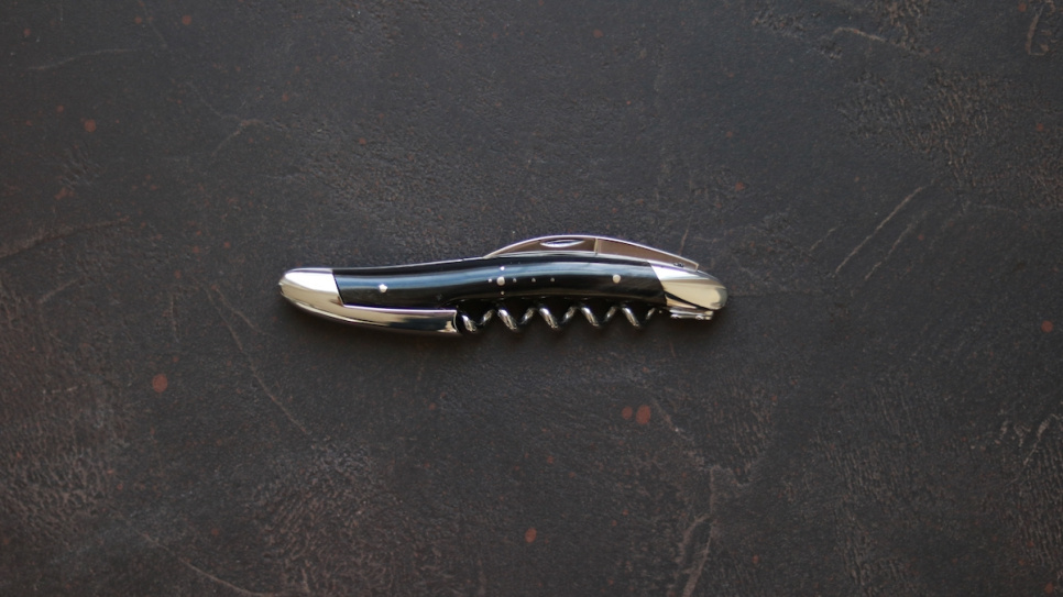 Dark Horn Sommelier Knife, polished, Tradition - Forge de Laguiole