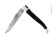 Folding knife, 12 cm, Dark Horn handle, polished, Tradition - Forge de Laguiole