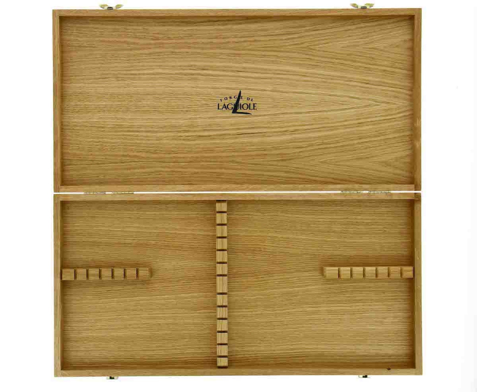Storage box 03 for 24 cutlery, Oak - Forge de Laguiole in the group Table setting / Cutlery / Cutlery storage at KitchenLab (1446-32871)