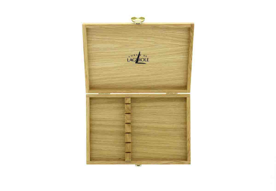 Storage box for 6 cutlery, Oak - Forge de Laguiole in the group Table setting / Cutlery / Cutlery storage at KitchenLab (1446-32872)