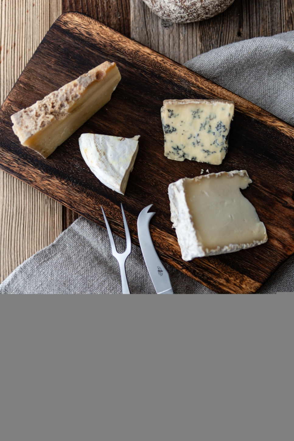 Service à fromage, Manche d\'En, brillant, Tradition - Forge de Laguiole