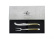 Cheese set, Bright horn handle, polished, Tradition - Forge de Laguiole