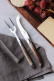Cheese set, Bright horn handle, polished, Tradition - Forge de Laguiole