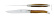 Zwei Messer, Pistage Griff, poliert, Tradition - Forge de Laguiole