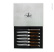 Six couteaux, manche en noyer, damas mat, Collection - Forge de Laguiole