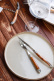 Six forks, En handle, polished, Tradition - Forge de Laguiole