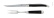 Set à sculpter 17 cm, manche en corne noire, poli, Tradition - Forge de Laguiole