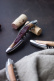 Hölzernes Sommelier-Messer aus Eichenholz, poliert, Tradition - Forge de Laguiole