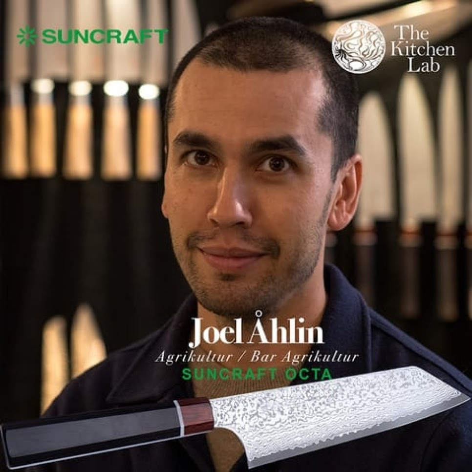 Santoku, 16.5 cm - Suncraft Octa