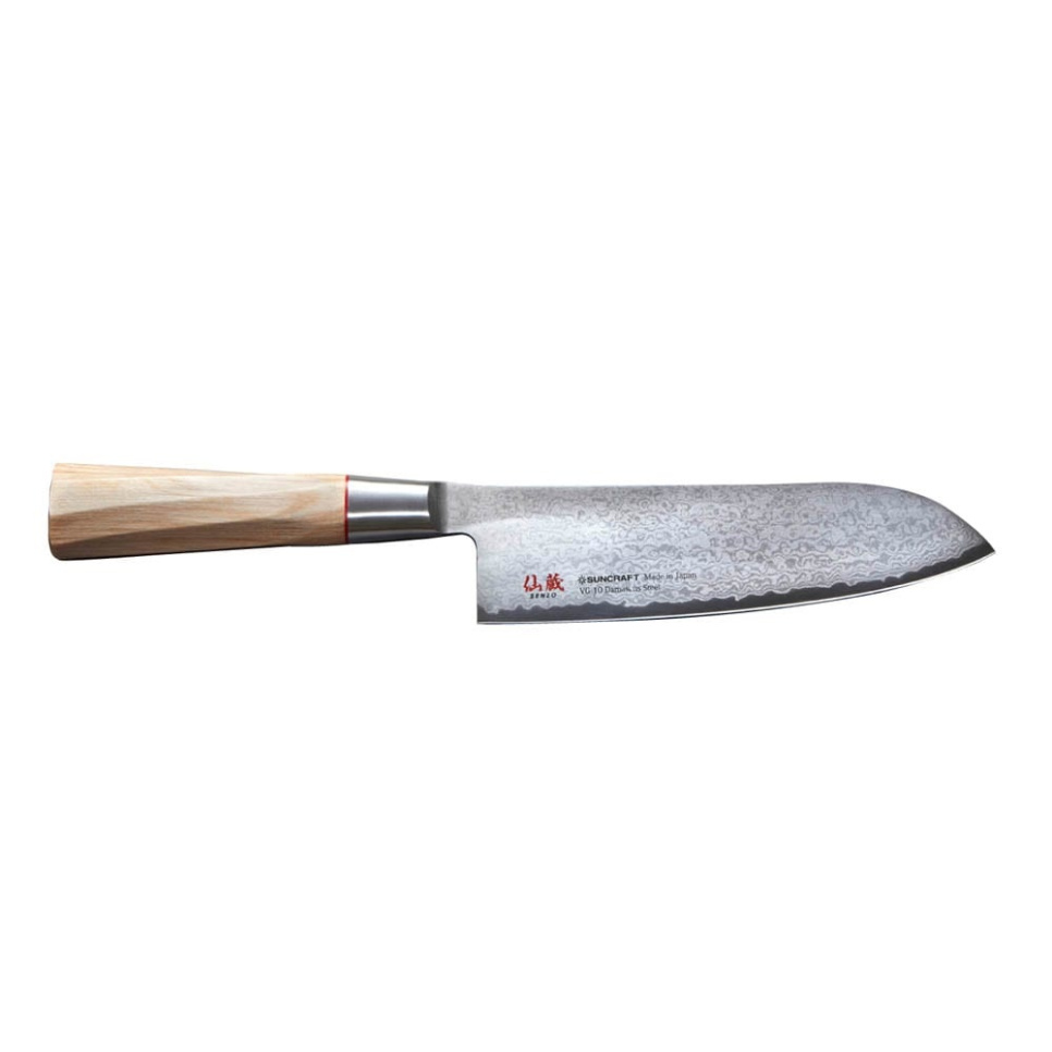 Santoku, 16.5 cm - Suncraft Swirl in the group Cooking / Kitchen knives / Santoku knives at KitchenLab (1450-25148)