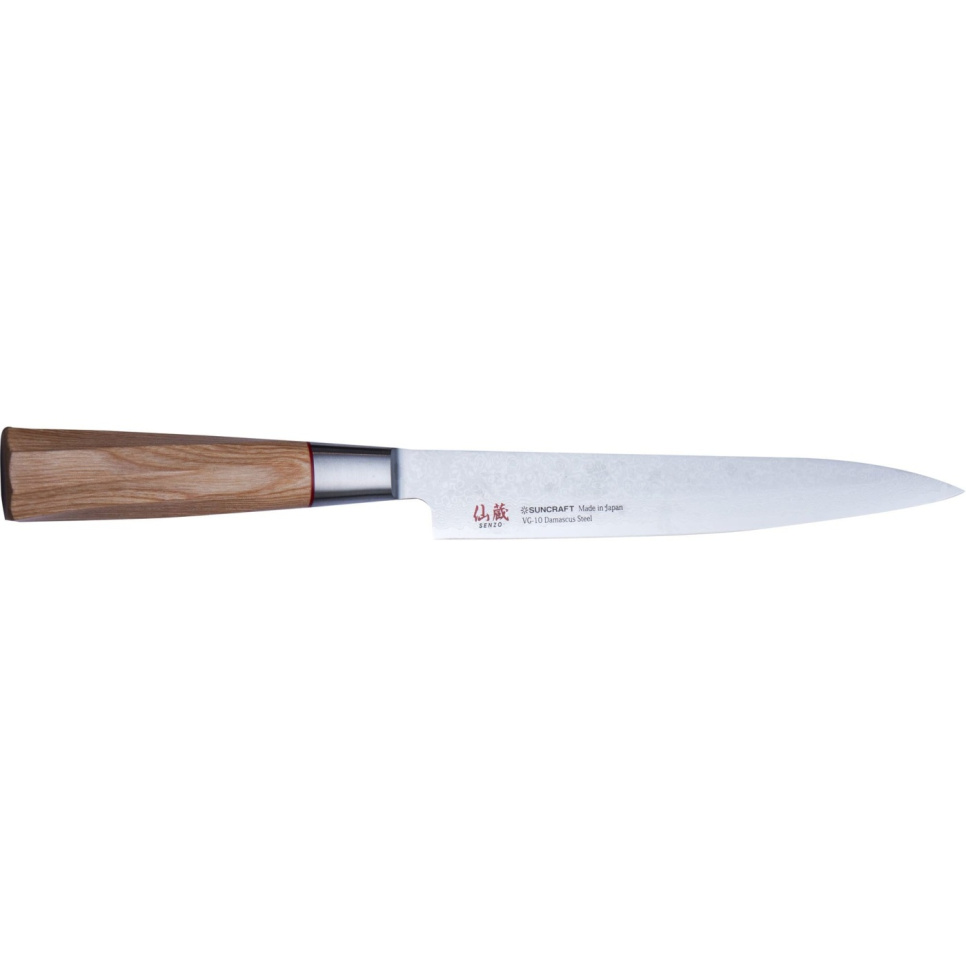 Yanagiba, sashimi knife, 21 cm - Suncraft Swirl in the group Cooking / Kitchen knives / Sashimi knives at KitchenLab (1450-25153)