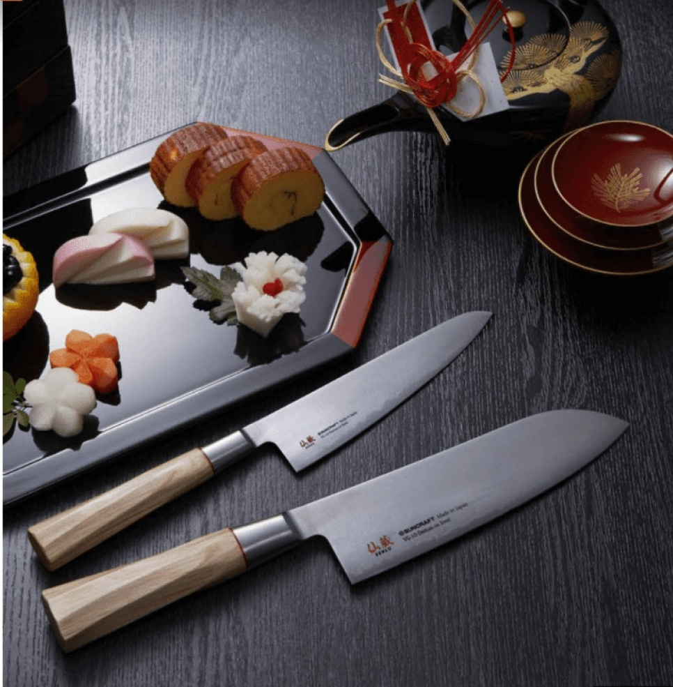 Yanagiba, sashimi knife, 21 cm - Suncraft Swirl